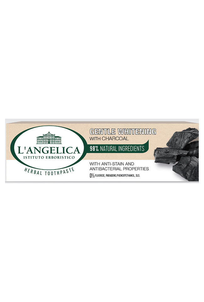 Langleica Toothpaste L'ANGELICA ПАСТА ЗА ЗЪБИ С АКТИВЕН ВЪГЛЕН-НЕЖНО ИЗБЕЛВАНЕ 75мл. - S&S ...