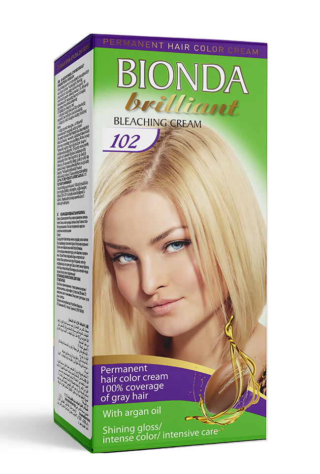 BIONDA БОЯ ЗА КОСА BRILLIANT 102 ИЗСВЕТЛЯВАЩ КРЕМ