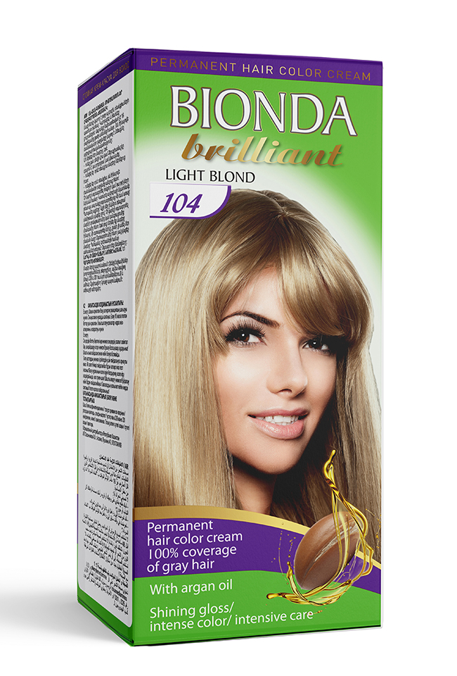 BIONDA БОЯ ЗА КОСА BRILLIANT 104 СВЕТЛО РУС