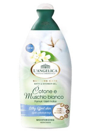 L'ANGELICA OFFICINALIS SHOWER GEL WITH COTTON & WHITE MUSK
