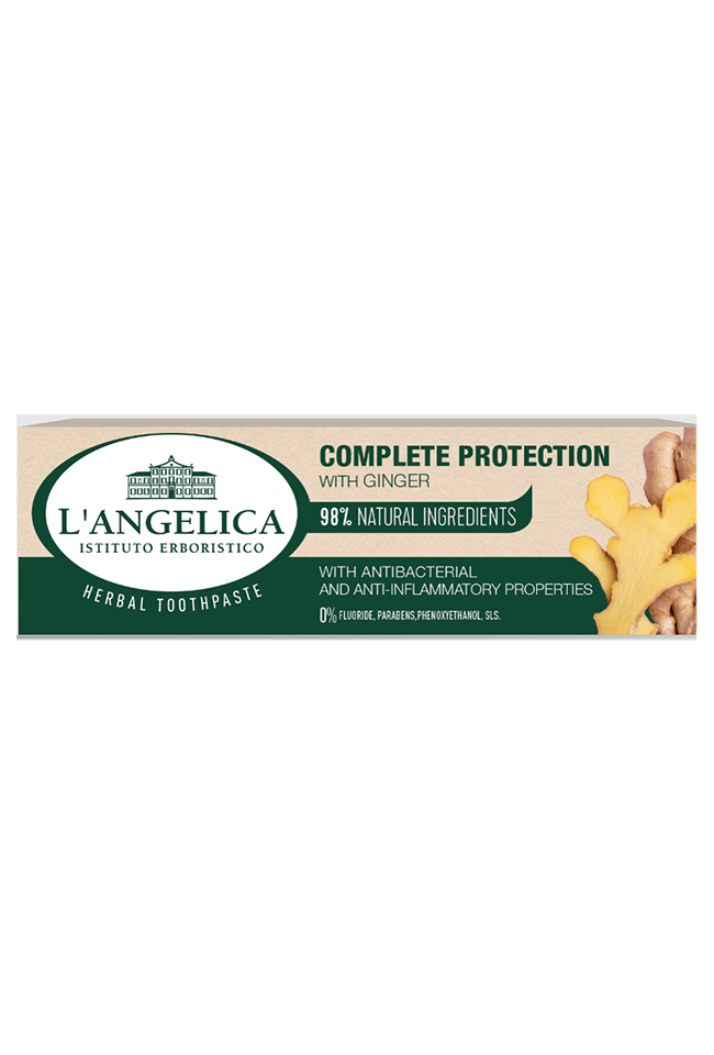 L'ANGELICA HERBAL TOOTHPASTE - COMPLETE PROTECTION WITH GINGER