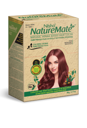 NISHA NATURAL КЪНА ЗА КОСА №550 МАХАГОН 90гр