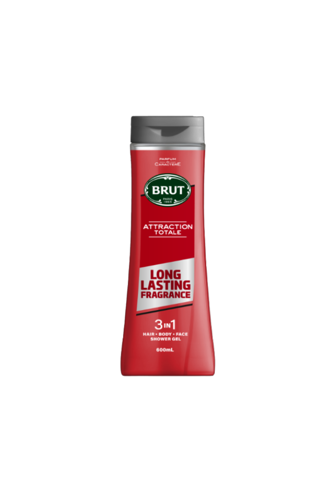 BRUT Shower Gel ATTRACTION TOTALE 600ml - Image 1