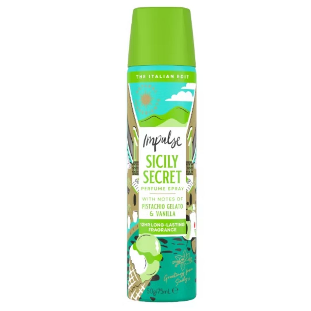 IMPULSE ПАРФЮМЕН БОДИ СПРЕЙ SICILY SECRET 75ML - Image 1