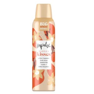 IMPULSE ПАРФЮМЕН БОДИ СПРЕЙ VANILLA KISSES 150ML